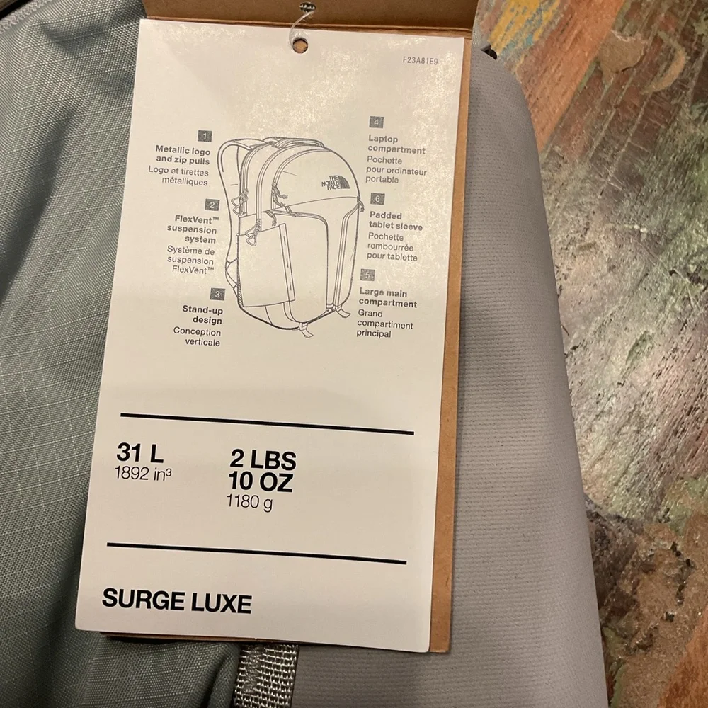 NWT North Face Women’s Surge Luxe Backpack